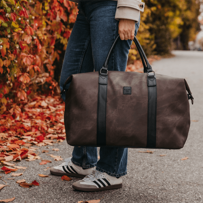 Huvudbild Lycke Weekendbag Kim brun