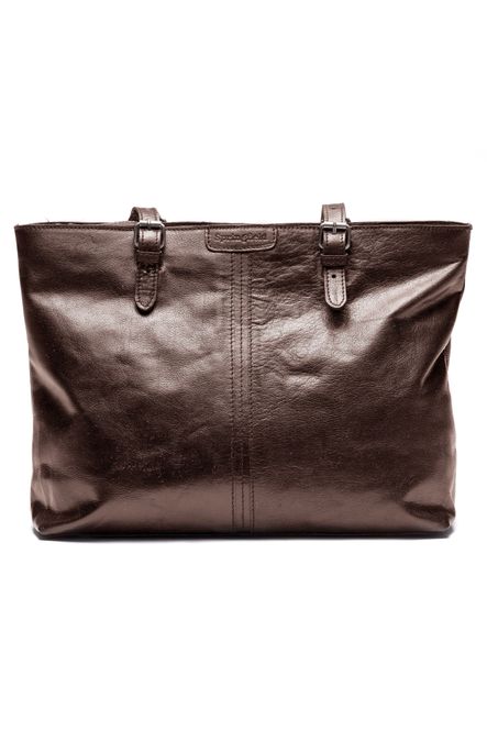 Huvudbild Springfield Shopper skinn mörkbrun