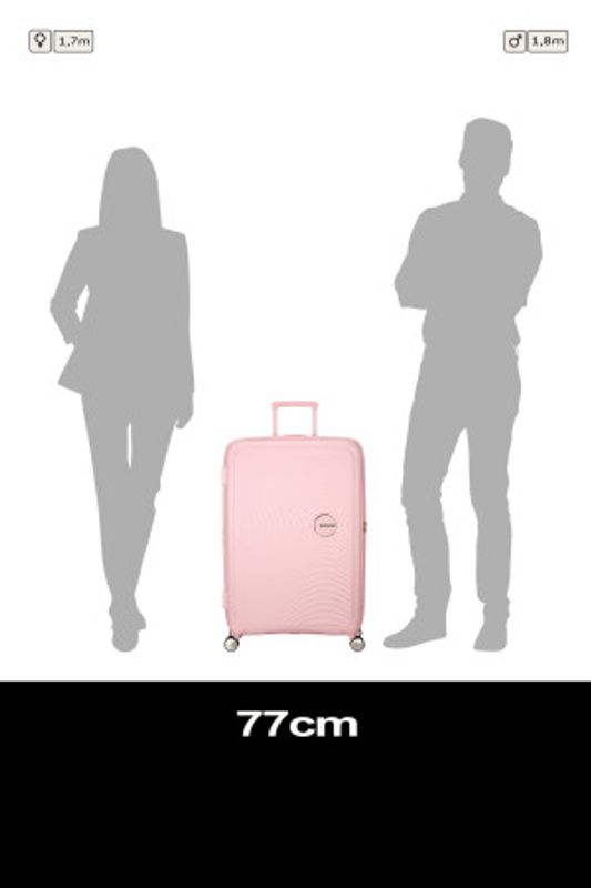 American Tourister SOUNDBOX SPINNER 77/28 TSA EXP PASTEL ROSA