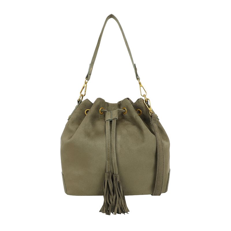 Ulrika Design Hinkväska Suede olive