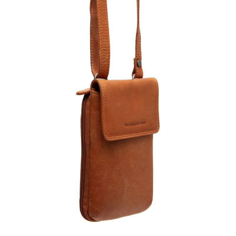 The Chesterfield Brand Mobilväska Langely - Cognac