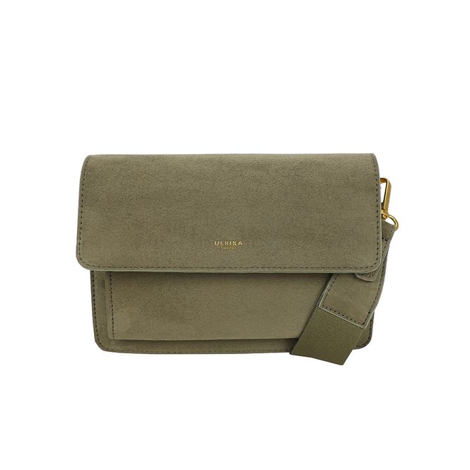 Huvudbild Ulrika Design Boxväska Suede olive