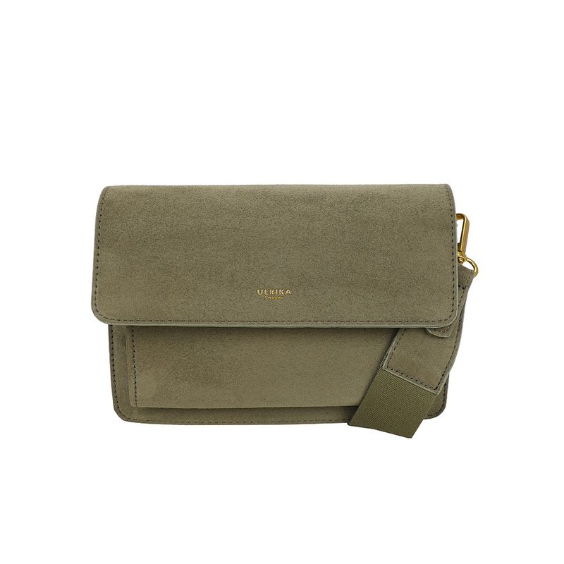 Ulrika Design Boxväska Suede olive