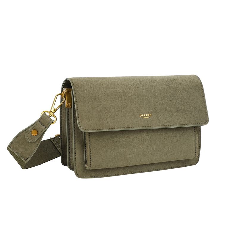 Ulrika Design Boxväska Suede olive
