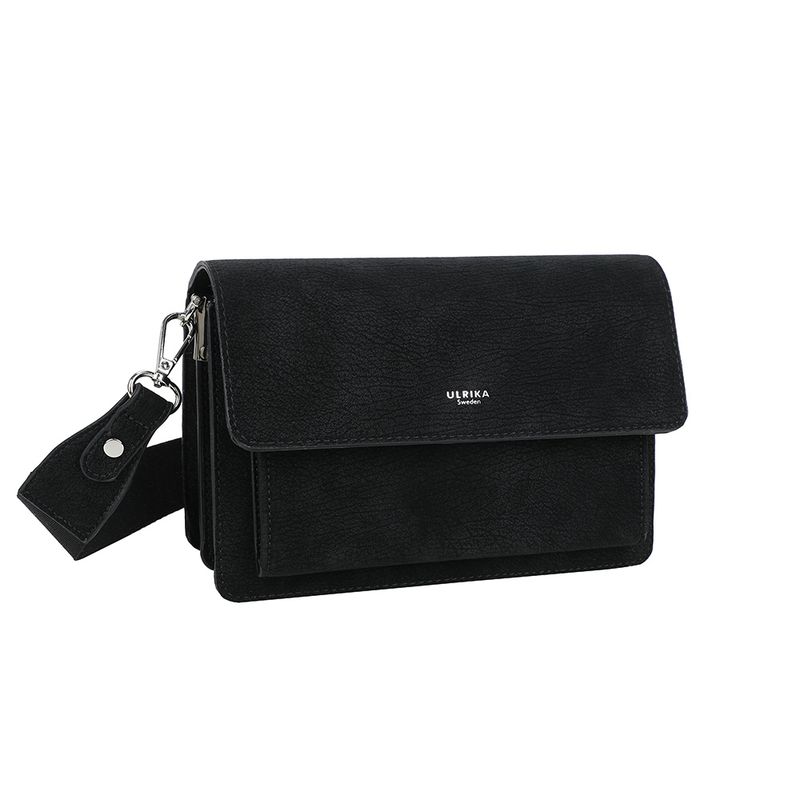Ulrika Design Boxväska Suede  svart