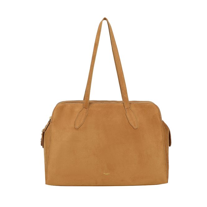 Huvudbild Ulrika Design Tote Suede cognac