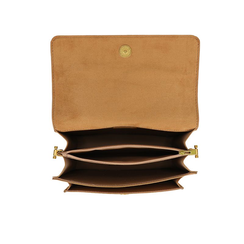 Ulrika Design Boxväska Suede cognac