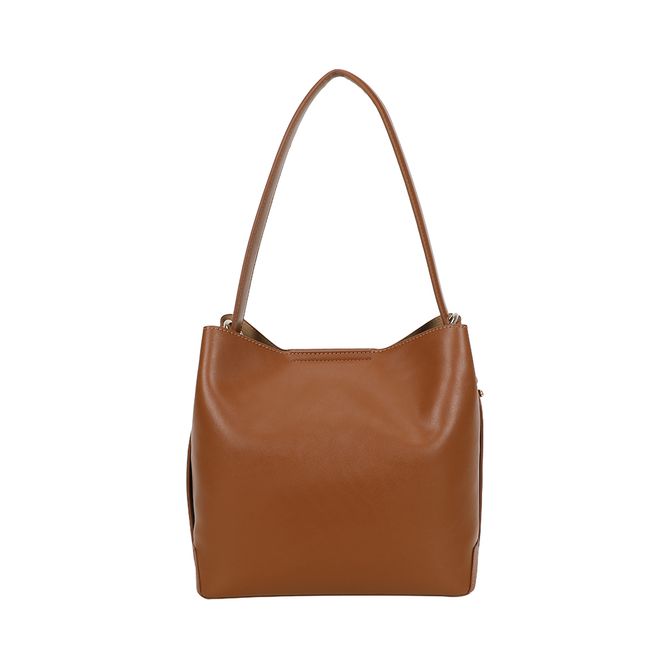 Huvudbild Ulrika Design Bucketbag Minimalism cognac